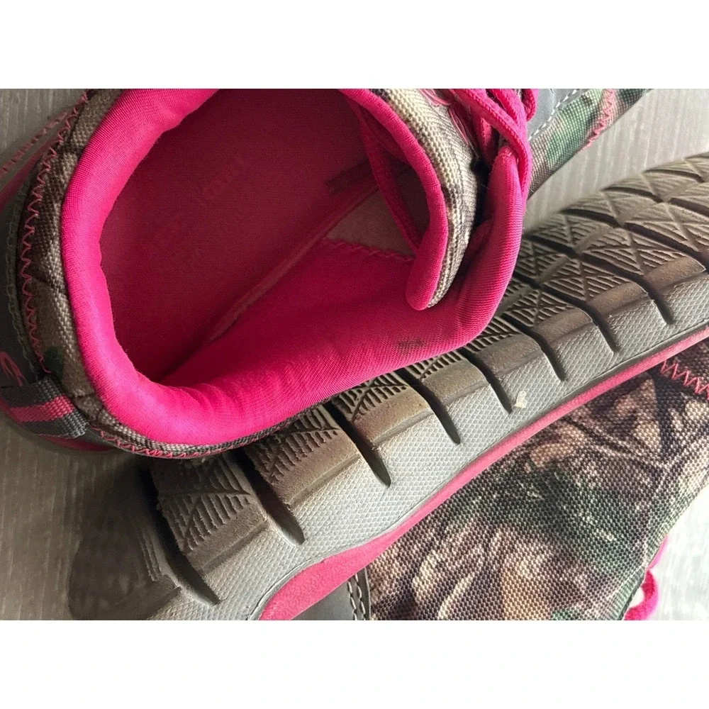 Realtree Girl Kendra Camo Pink Sneakers Womens 7.5‎ M Hunting Camouflage Shoes